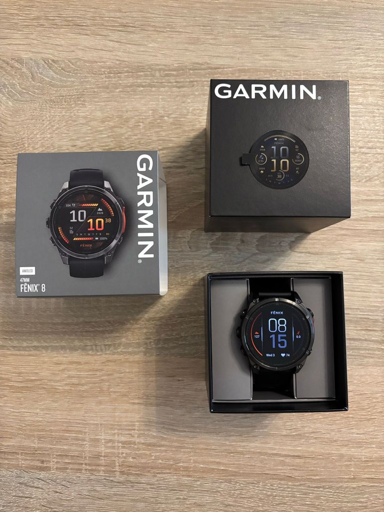 Used Garmin Fenix 8 GPS Watch bike — image 3 of 4