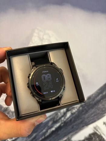 Used Garmin Fenix 8 GPS Watch bike