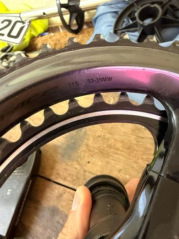 Used Shimano Dura Ace Kurbelgarnitur 53/39 bike — image 3 of 7