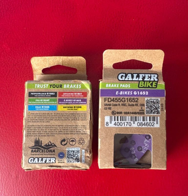 Used Galfer G1652 E-Bike Brake Pads bike — image 1 of 2