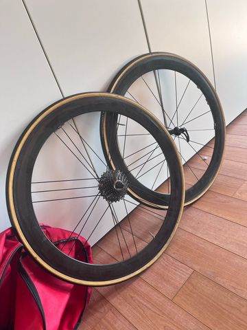Campagnolo Bora WTO 45 per tubolare 2015 Wheels d'occasion