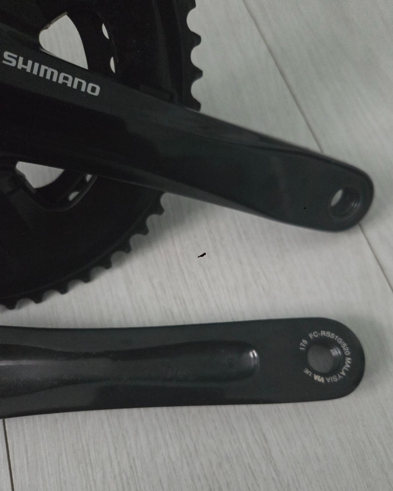 Used Shimano FC-RS520 Road Crankset 50/34T 12-speed bike — image 3 of 3