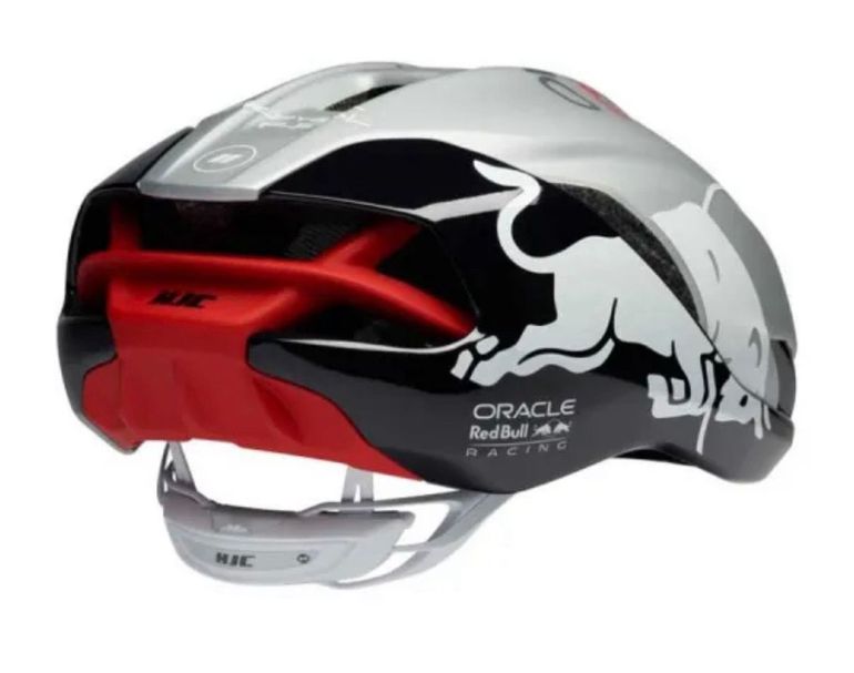 Used Hjc Casco Furion 3 SLID Oracle Red Bull Racing 2025 bike — image 3 of 3