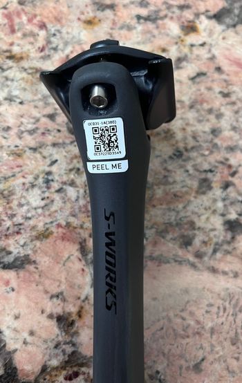 Used Specialized Sattelstütze Tarmac SL8 380 mm 15 mm setback 2026 bike — image 4 of 5