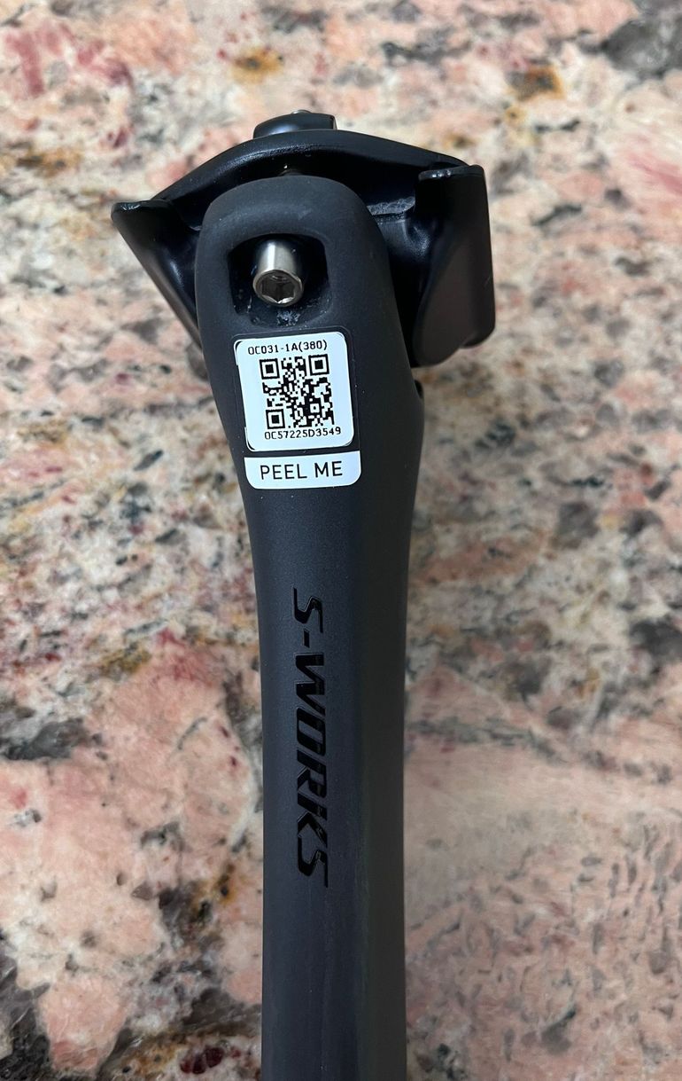 Used Specialized Sattelstütze Tarmac SL8 380 mm 15 mm setback 2026 bike — image 4 of 5