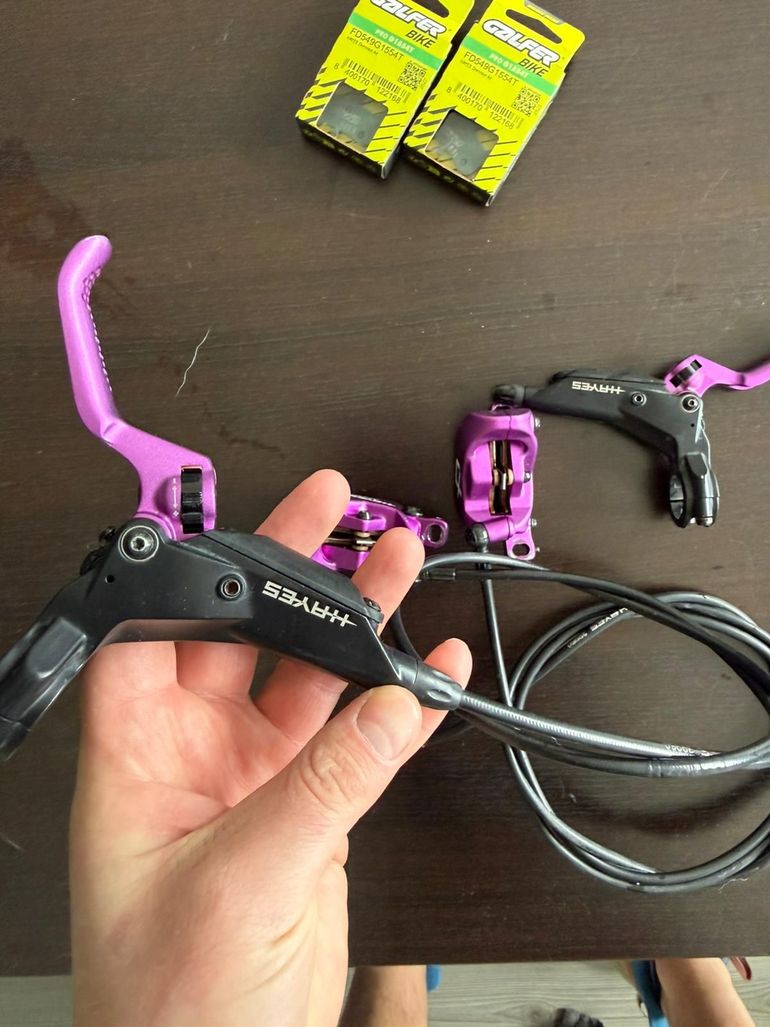 Used Hayes Dominion A4 Purple Brake bike — image 2 of 10