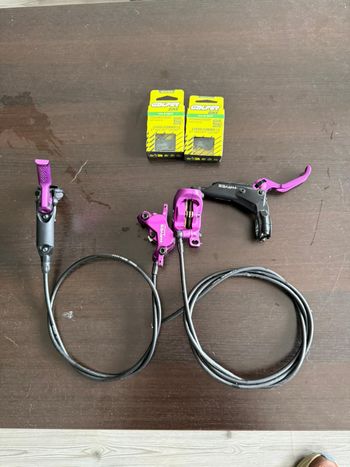 Used Hayes Dominion A4 Purple Brake bike