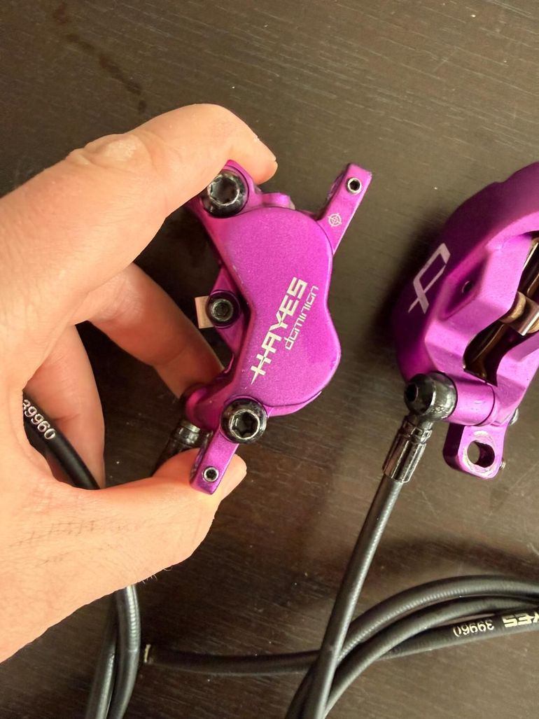 Used Hayes Dominion A4 Purple Brake bike — image 5 of 10
