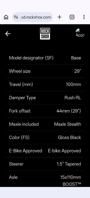 Used RockShox Sid SL 2023 bike — image 9 of 10