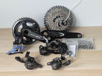 Used Shimano Deore XT M8000 Groupset 2*11 bike