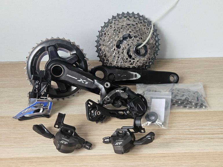 Used Shimano Deore XT M8000 Groupset 2*11 bike — image 1 of 5
