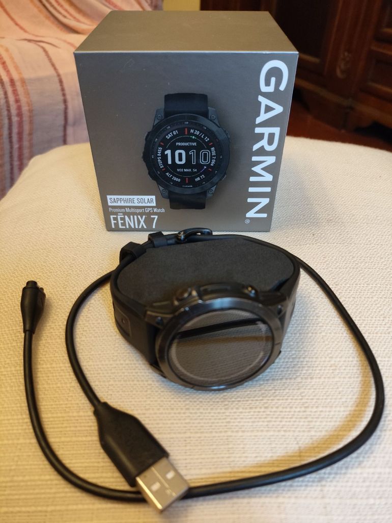 Used Garmin fēnix 7 Sapphire Solar 2024 bike — image 1 of 7