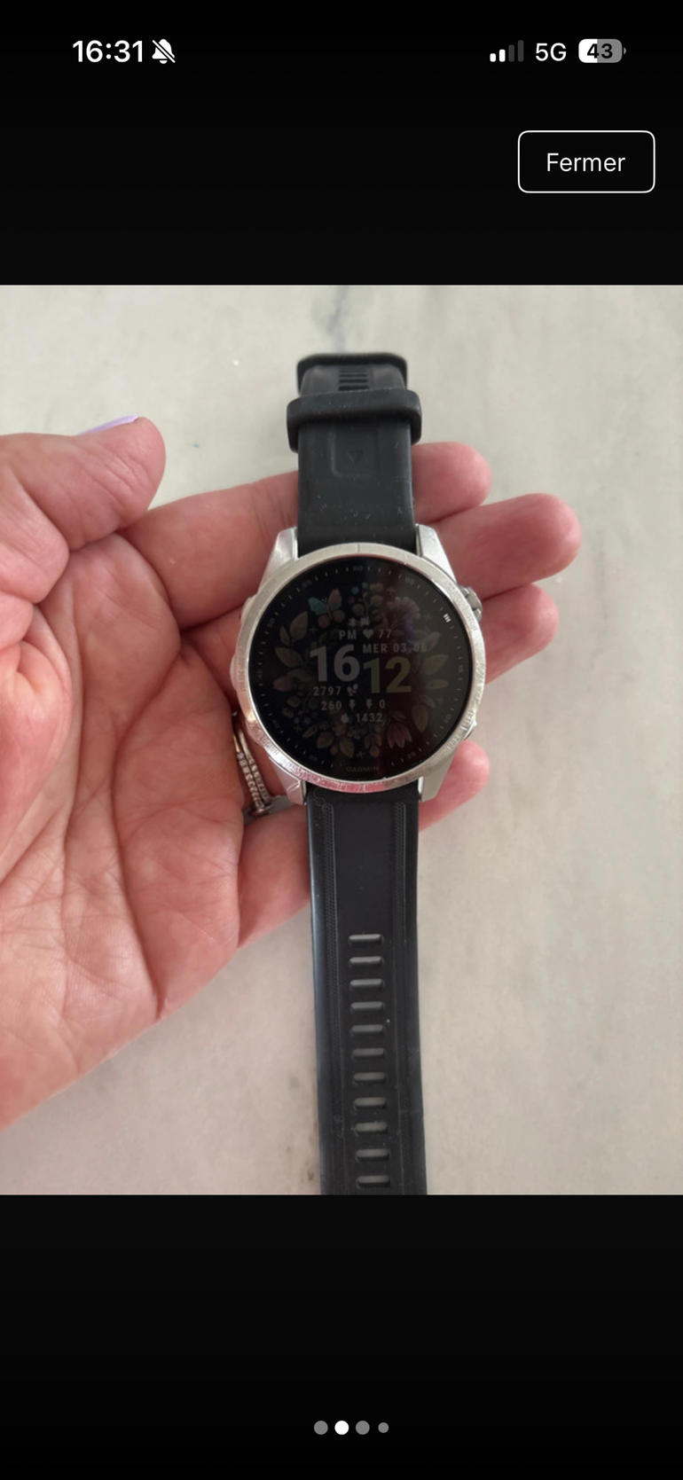 Used Garmin fēnix 7S GPS Watch 2022 bike — image 1 of 2