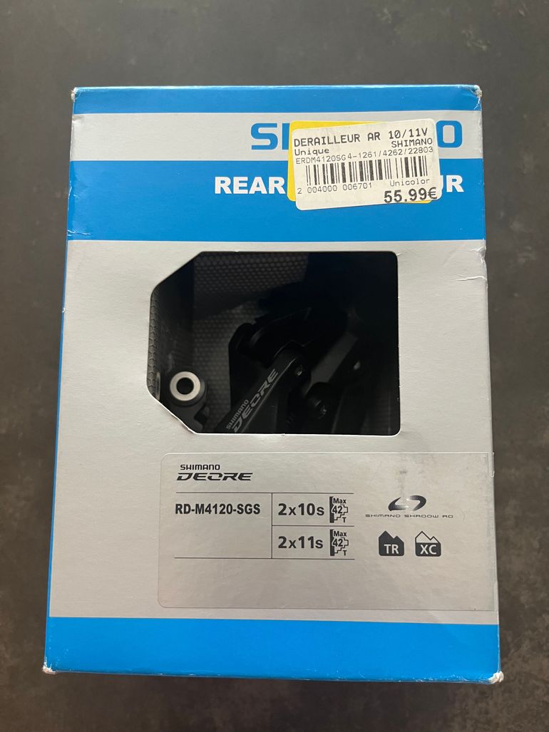 Used Shimano Deore RD-M4120 SGS 2x10/11v bike — image 2 of 3