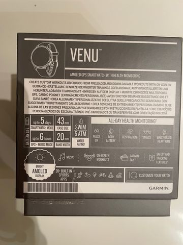 Używany Garmin Venu GPS Smartwatch bike — zdjęcie 8 z 9