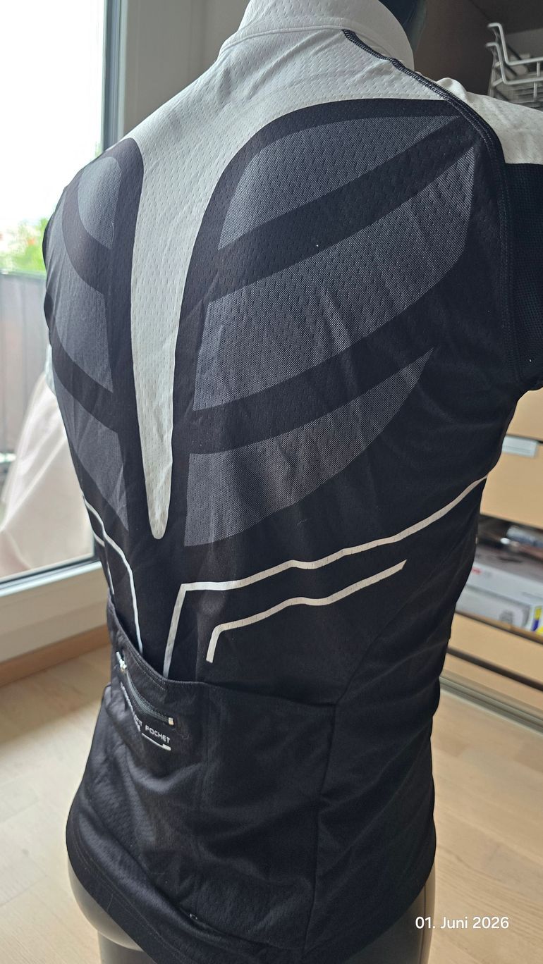 Used Shimano Fahrradtrikot Veloce Kurzarm Weiß/Schwarz M bike — image 5 of 5