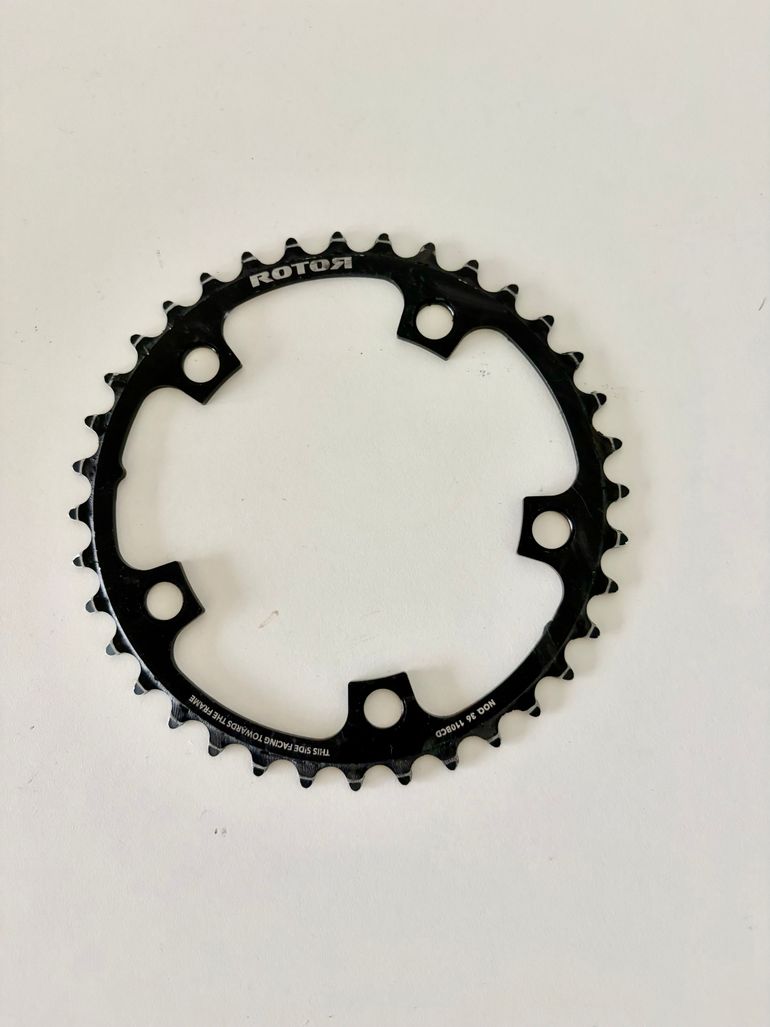 Used Rotor no-Q Aero Kettingbladen 52/36 110BCD 5 gaten 2026 bike — image 2 of 3