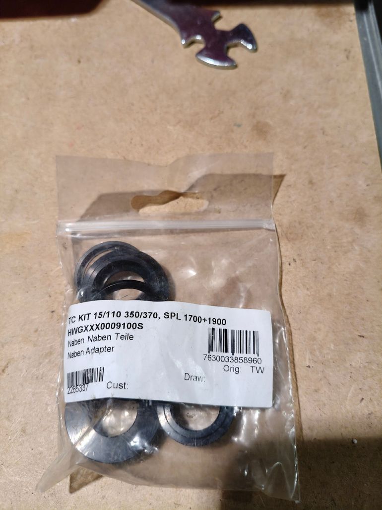 Used Dt Swiss TC KIT 15/110 350/370, SPL 1700+1900 bike — image 1 of 2