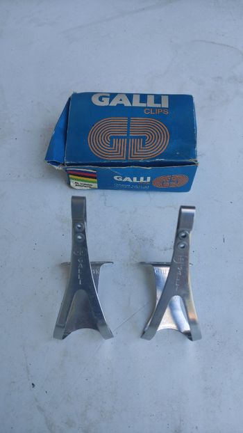 Used galli clips per pedali 1984 bike
