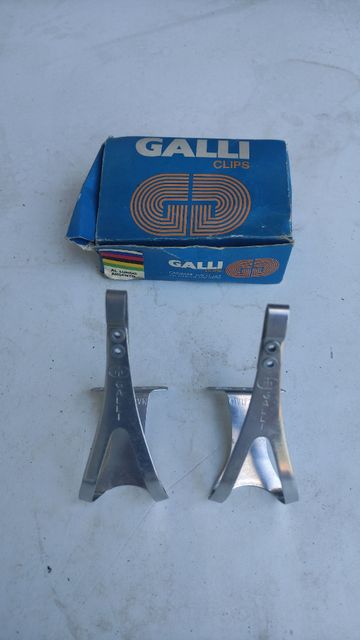 galli clips per pedali 1984 Drivetrain & Pedals usato