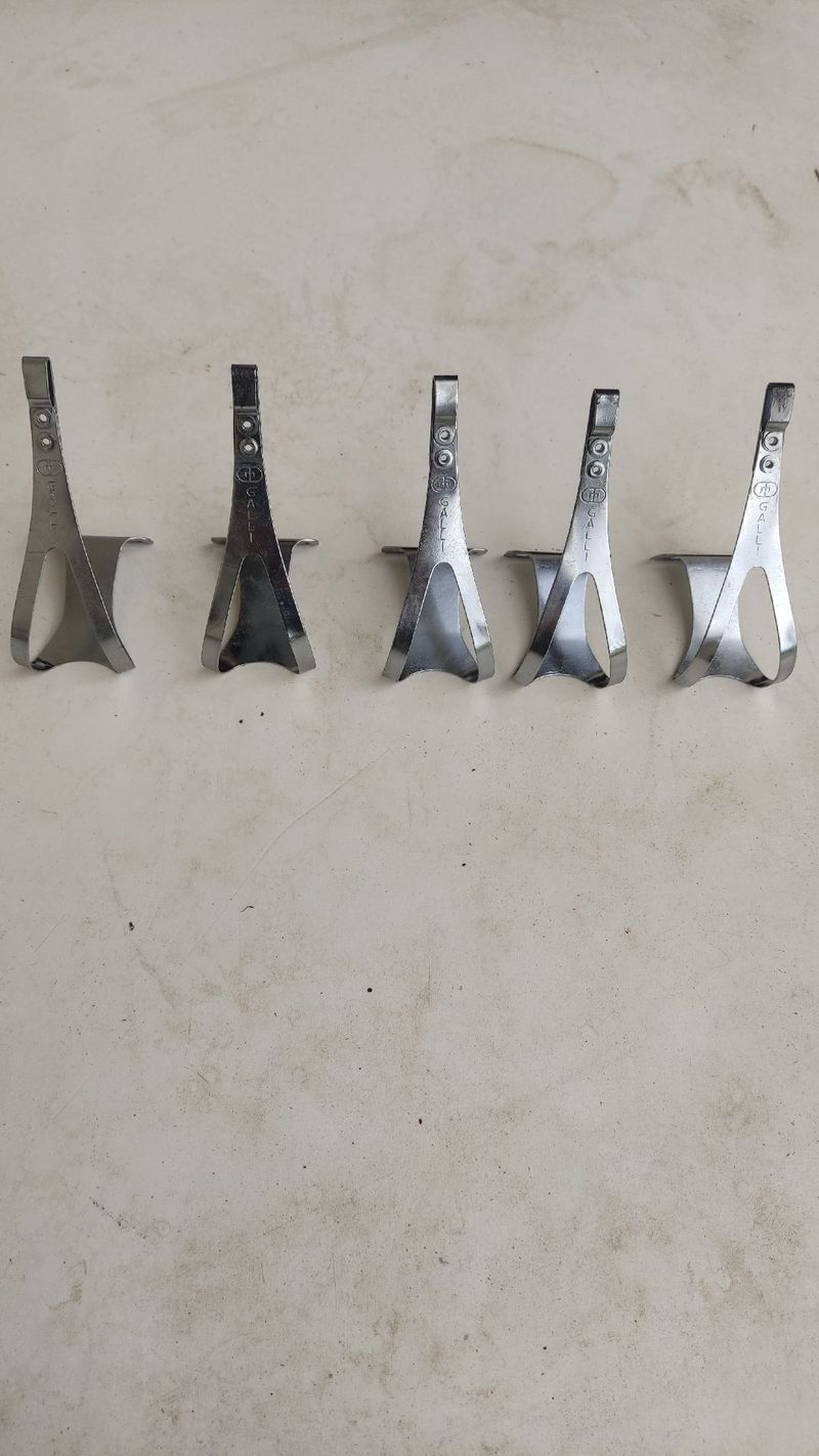 Used galli Clips per pedali 1984 Drivetrain & Pedals