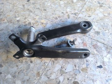 Used mtb Guarnitura Carbonio 170mm Drivetrain & Pedals