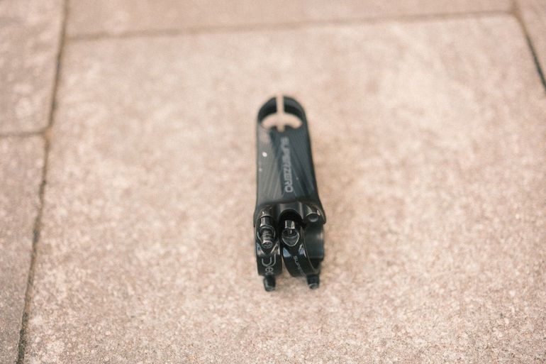 Used Deda Elementi Superzero Stem 90mm 31.7mm 1 1/8" 8° Alu Aero Black bike — image 2 of 2