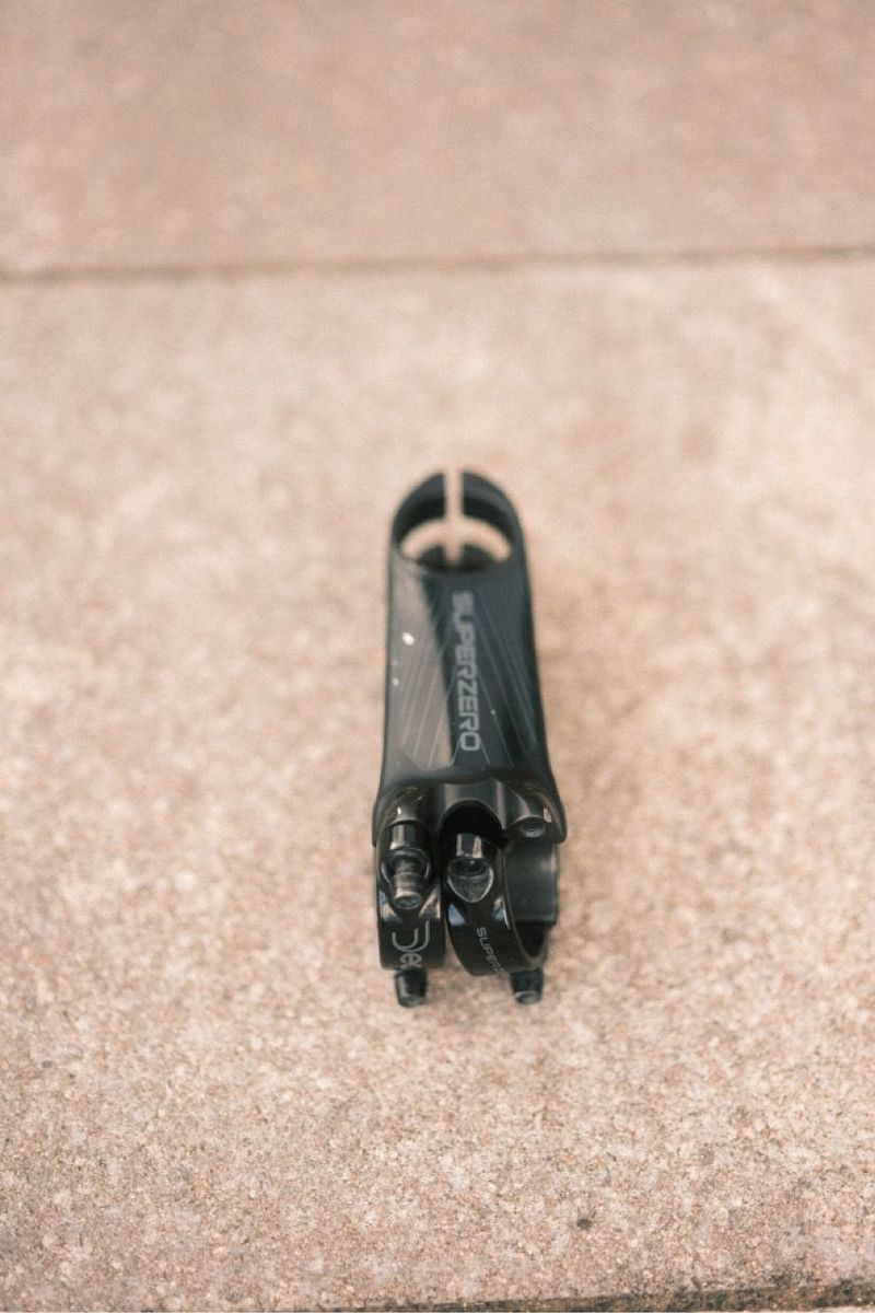 Used Deda Elementi Superzero Stem 90mm 31.7mm 1 1/8" 8° Alu Aero Black Cockpit