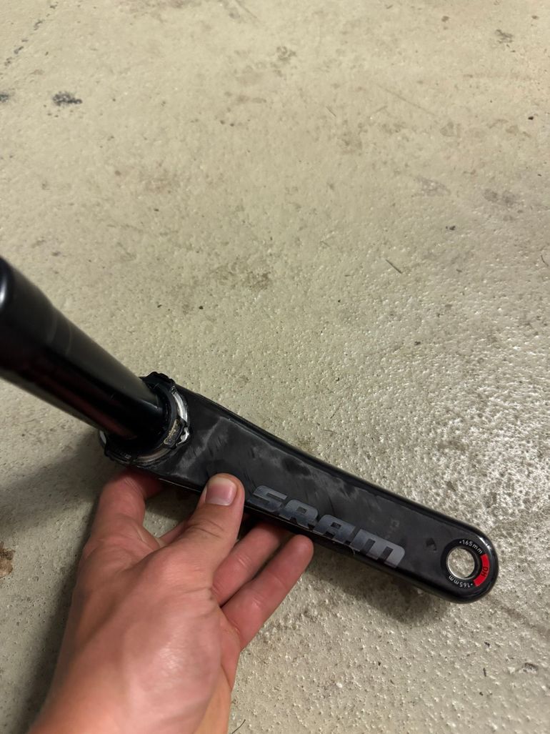 Used Sram X01 DH DUB Carbon Direct Mount Ring 165mm 2025 bike — image 3 of 3