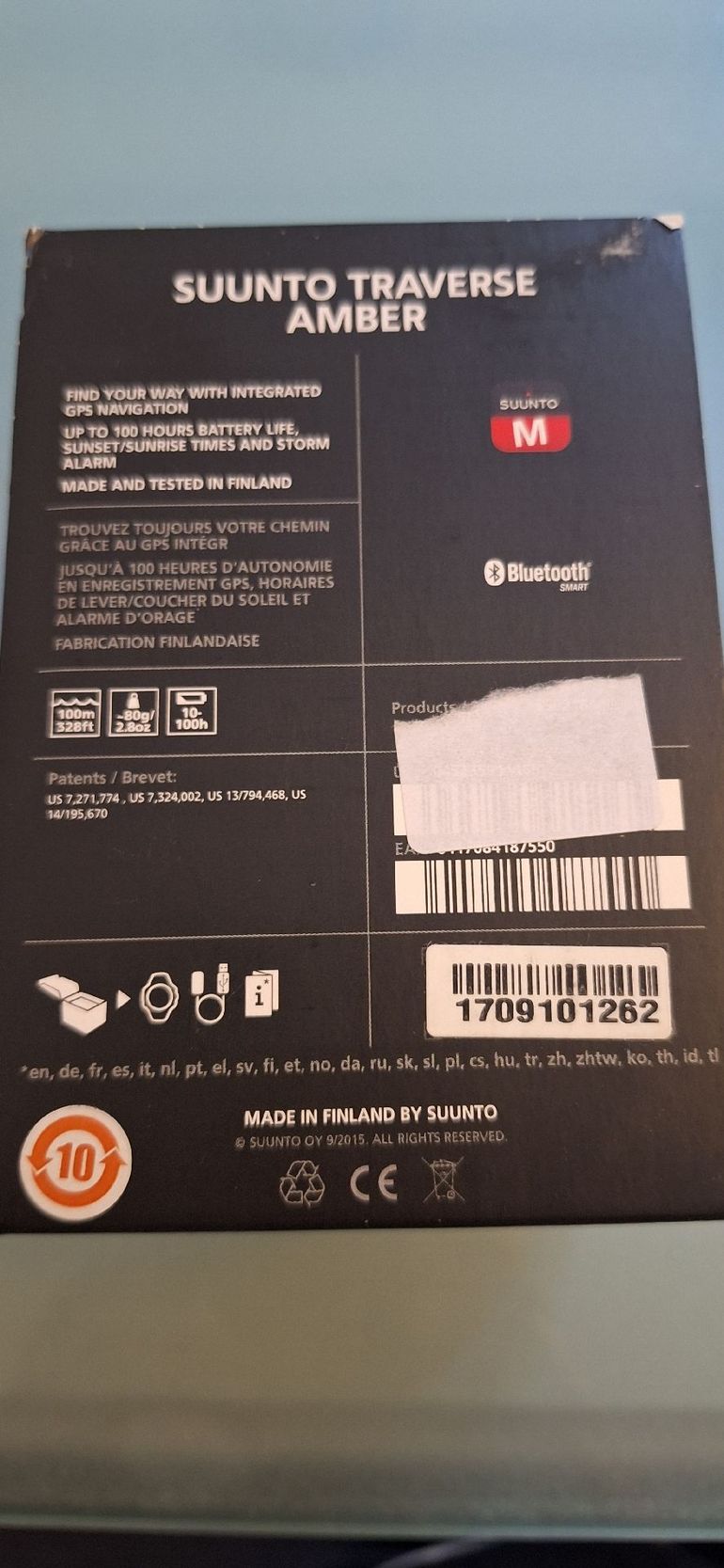 Used Suunto Traverse Amber GPS Watch bike — image 9 of 9