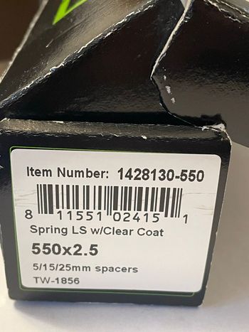 Used Dvo Spring 550x2.5 bike — image 2 of 3