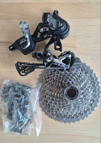 Used Shimano SLX 2x10 Drivetrain Set bike