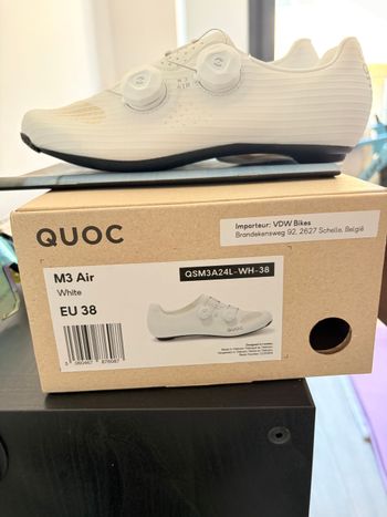 Used Quoc M3 Pro Road Cycling Shoes EU38 2026 bike — image 10 of 10