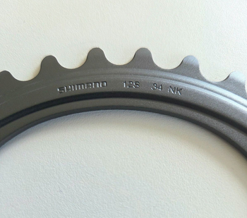 Used Shimano 105 FC-R7100 Chainrings 50/34T 12-speed bike — image 4 of 5