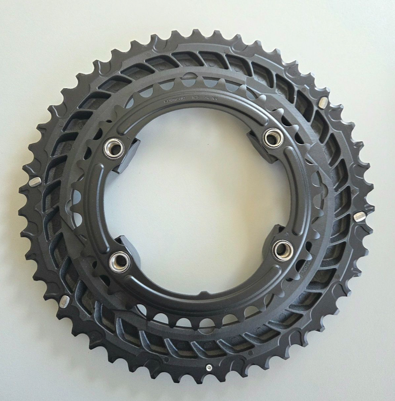 Used Shimano 105 FC-R7100 Chainrings 50/34T 12-speed bike — image 3 of 5