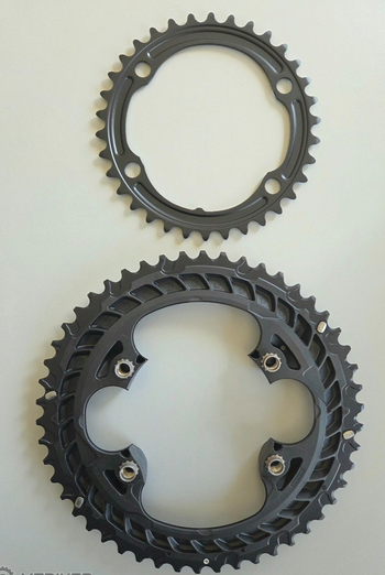 Used Shimano 105 FC-R7100 Chainrings 50/34T 12-speed bike — image 2 of 5