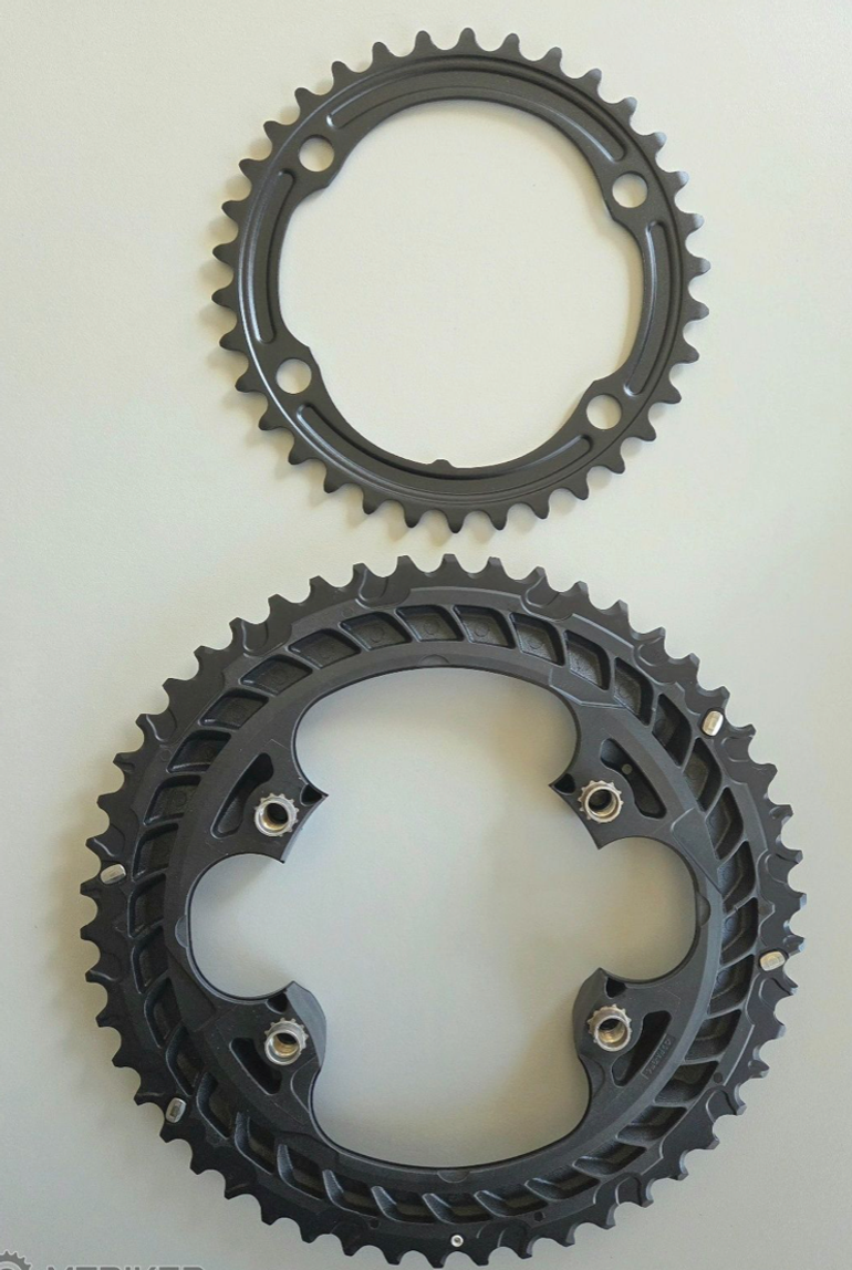 Used Shimano 105 FC-R7100 Chainrings 50/34T 12-speed bike — image 2 of 5