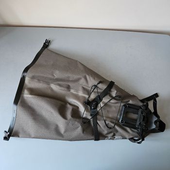 Used Ortlieb Seat-Pack QR Satteltasche Arschrakete 13L Dark Sand bike