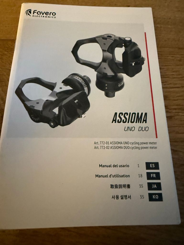Used ASSIOMA Power Meter Pedals 2024 bike — image 1 of 2