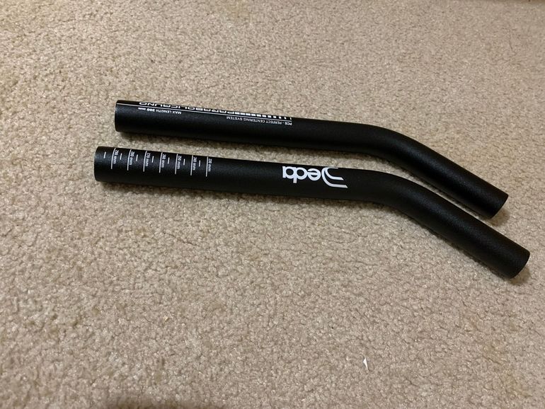 Used Deda Elementi Parabolica Uno Aerobar Extensions J-Bend 2026 bike — image 2 of 5