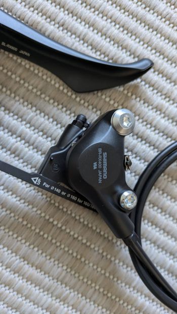 Used Shimano GRX ST-RX600 Left Shift/Brake Lever + BR-RX400 Caliper bike — image 4 of 8