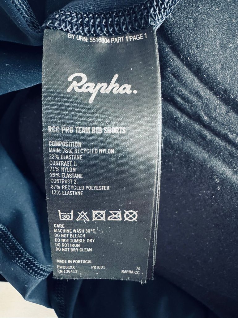 Used Rapha RCC Pro Team Bib Shorts 2025 bike — image 5 of 7