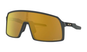 Used Oakley Sutro Fietsbril Prizm 24K Gold Lens Mat Carbon Grey Frame bike