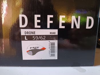 Used MET Drone Wide Body II Helmet 2024 bike — image 9 of 10