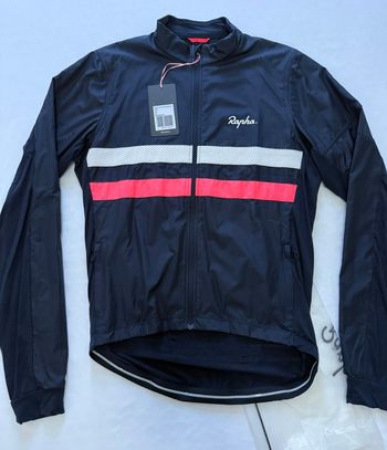 Used Rapha Brevet Windblock Merino Jersey Langarm Blau Gr L bike