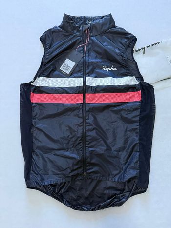 Used Rapha Brevet Gilet Windweste Radweste Navy Dunkelblau Gr L bike