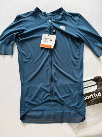 Brugt Sportful Monocrom Radtrikot Blau Gr L Cycling Clothing