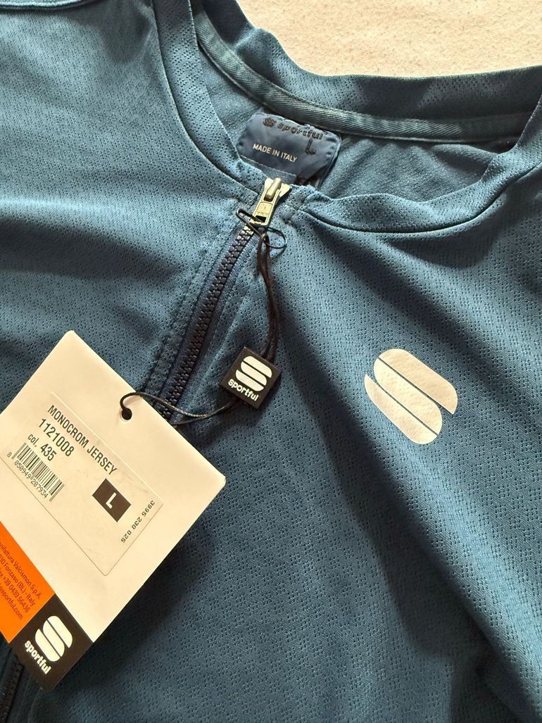 Used Sportful Monocrom Radtrikot Blau Gr L bike — image 3 of 6