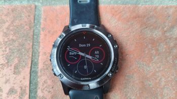 Used Garmin Fenix 5X Sapphire bike — image 3 of 12