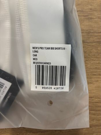 Used Rapha PRO TEAM BIB SHORTS III - LONG 2026 bike — image 8 of 8